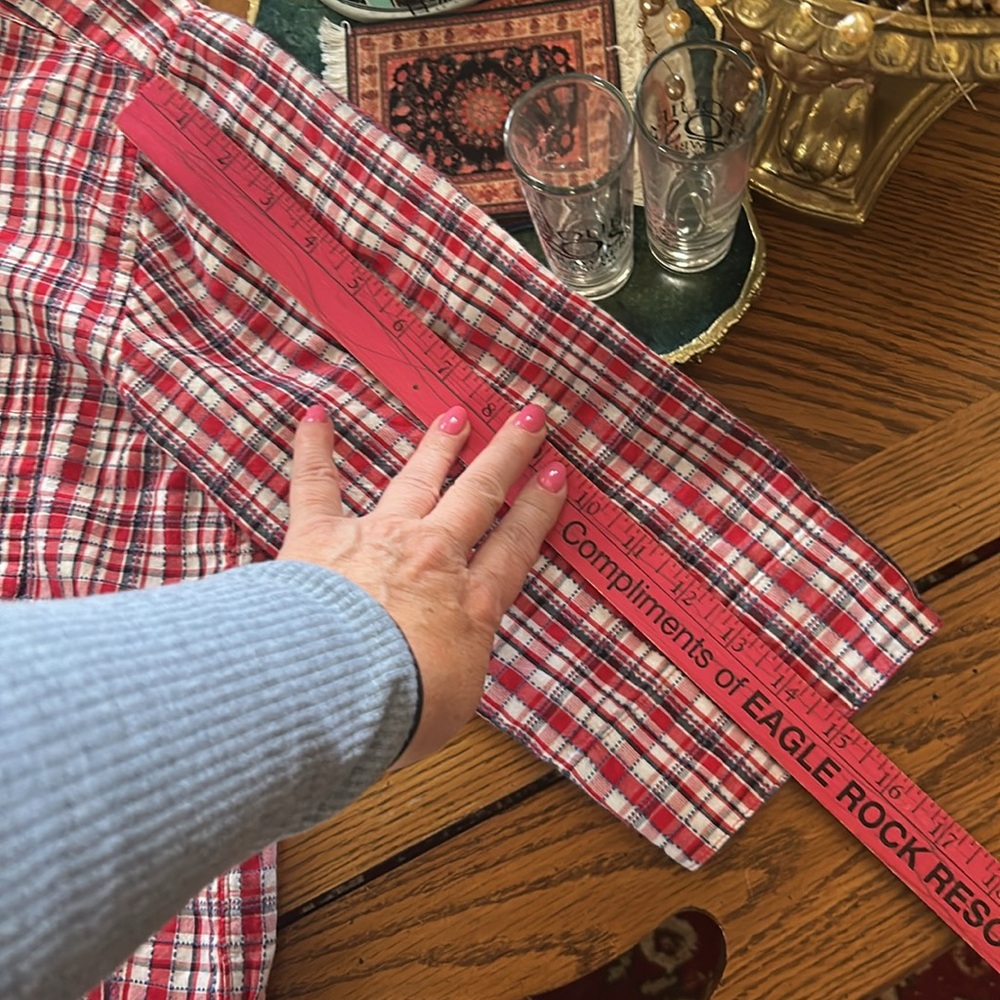 Red, White and Blue Plaid Shirt - Picture 8 of 16